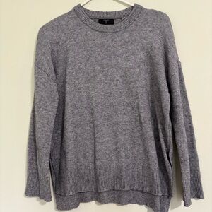 Tahari Soft Gray Knit Sweater - Size Small